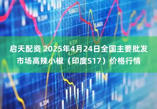 启天配资 2025年4月24日全国主要批发市场高辣小椒（印度S17）价格行情